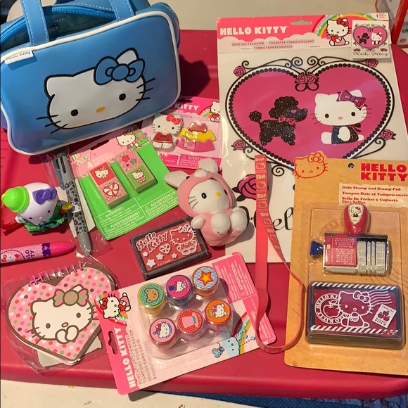 Hello Kitty Other - Bundle of Hello Kitty Items. Purse, stamps, pens